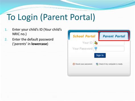 Student and Parent Portal Login .
